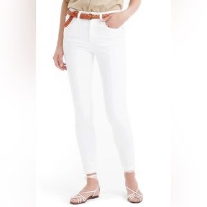J.Crew Size 28 Lightly Worn Lookout High Rise Skinny in White Jean